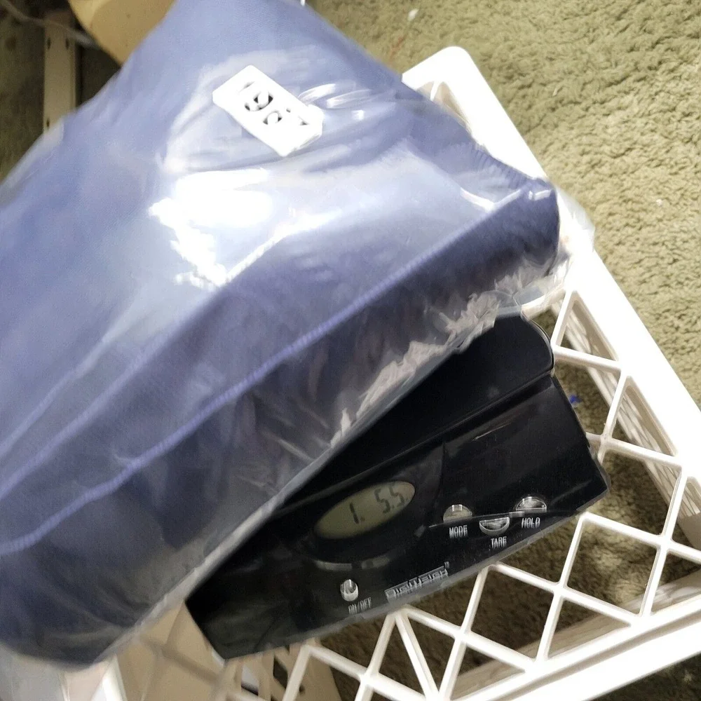 Vintage 90s Sport Tek Blank Blue Sweatshirt Mens M Reverse Weave Ribbed Grunge - Picture 10 of 10